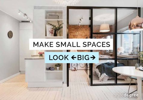 7 Ways To Make Your Singapore HDB & Condo Home Look Bigger - Style Degree Scandanavian Interiors, Scandi Interior Design, Bigger Eyes, Condo Interior Design, Condo Living Room, Small Condo, Small Apartment Interior, Small House Interior, Interior Design Singapore