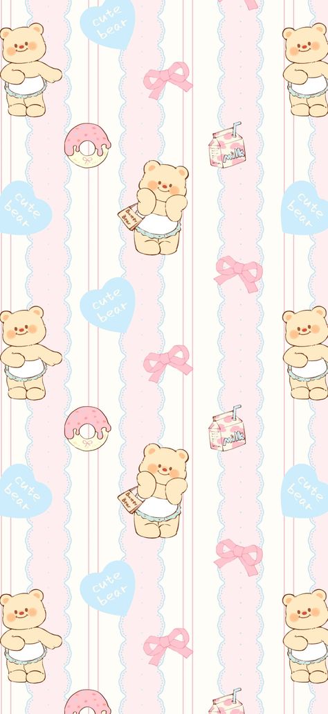 Happy Bear, Chanel Art, Wallpaper Icon, Cute Laptop Wallpaper, Cute Tumblr Wallpaper, Phone Wallpaper Patterns, Aesthetic Desktop Wallpaper, Flower Phone Wallpaper, Tumblr Wallpaper