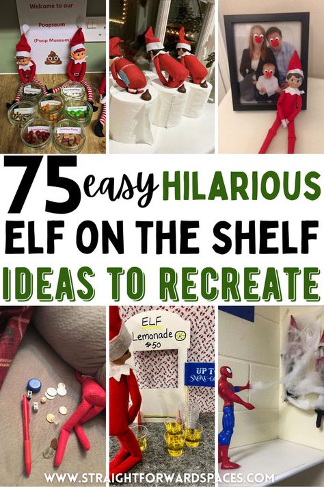 Easy and funny elf on the shelf idea to recreate at home. Elf Silly Ideas, Elf On The Shelf With Super Heroes, Elf On The Shelf Chapstick Ideas, Elf On The Shelf Shark Ideas, Elf On The Shelf Memes Hilarious, Last Night For Elf On The Shelf, Elf Antics Funny, Elf Antics Hilarious, Christmas Day Elf On The Shelf Ideas