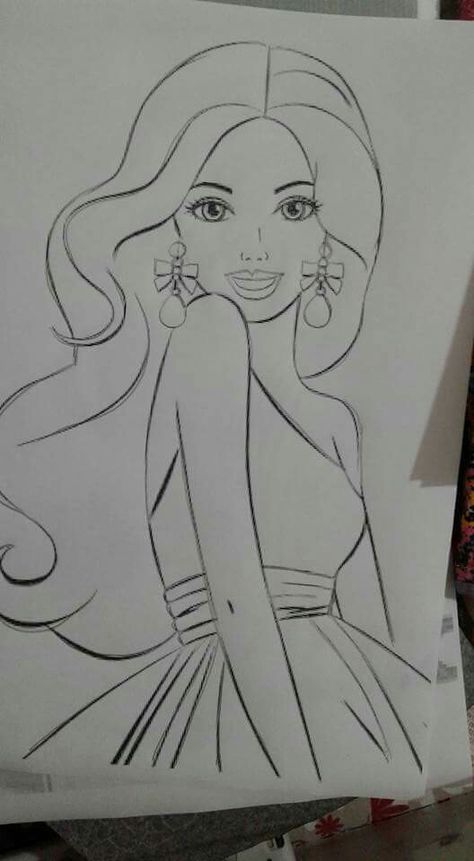 Desenhos Easy Disney Drawings, Watercolor Aesthetic, Barbie Drawing, Disney Drawings Sketches, Easy Love Drawings, Girl Drawing Sketches, Paintings Watercolor, Disney Art Drawings, Disney Princess Drawings