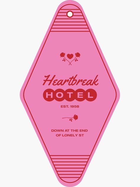 Elvis Presley Heartbreak Hotel, Motel Key, Key Tattoo, Heartbreak Hotel, Heart Break, Hotel Motel, Psychic Readings, Elvis Presley, School Design