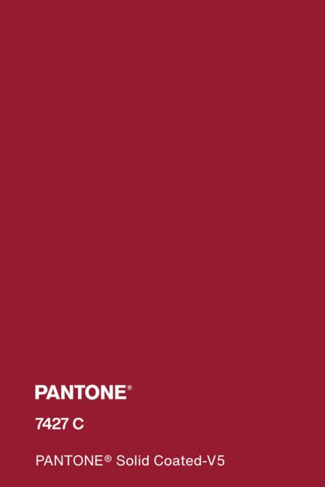 #pantone #red #color #pantone7427c Pantone Solid Coated, Red Pantone, Pantone Red, Blood Orange, Color Palettes, Dark Red, Red Color, Orange, Red