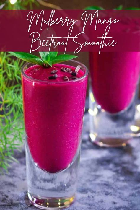 Mango Beet Smoothie, Beet Powder Smoothie, Cherry Beet Smoothie, Beet And Blueberry Smoothie, Berrie Smoothie Recipes, Spinach Juice, Beet Smoothie, Milk Smoothie, Mango Juice