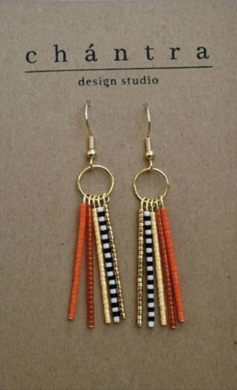 Modern Beaded Earrings, 2024 Jewelry Trend Forecast, Beaded Hoop Earrings Tutorial, Hoop Earrings Tutorial, Simple Beaded Earrings, Jewelry Making For Beginners, Miyuki Necklace, Spinel Earrings, Mirror Earrings