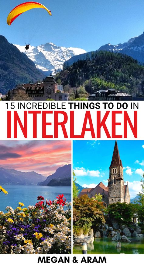 Things To Do In Interlaken, Interlaken Itinerary, Interlaken Switzerland Itinerary, Interlaken Switzerland Things To Do, Interlaken Switzerland Photography, Interlaken Switzerland Summer, Switzerland Places To Visit, Switzerland Summer, Travel Switzerland