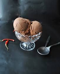 Image result for homemade ice cream with hot chili peppers Maple Ice Cream, Chili Chocolate, Dark Chocolate Ice Cream, Homemade Dark Chocolate, Chocolate Chili, Dessert Cakes, Homemade Ice Cream Recipes, Frosé, Cold Treats