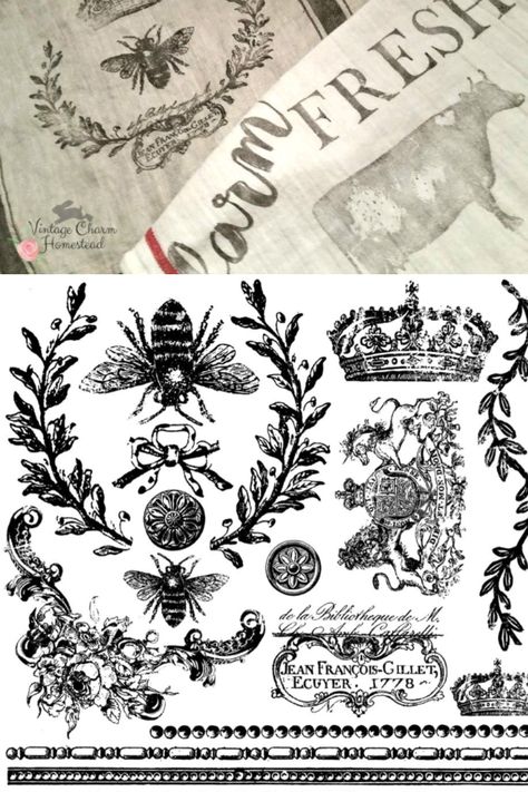 How To Use Iod Stamps, Iron Orchid Designs Stamps, Iod Stamp Projects, Iod Stamps Ideas, Pastries Easy, French Country Crafts, Iod Stamps, Drop Cloth Projects, Iod Transfers