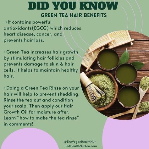 Green Tea Hair, Green Tea For Hair, Benefits Of Green Tea, Increase Hair Growth, Green Tea Bags, Stimulate Hair Follicles, Green Tea Benefits, Maintaining Healthy Hair, Organic Green Tea