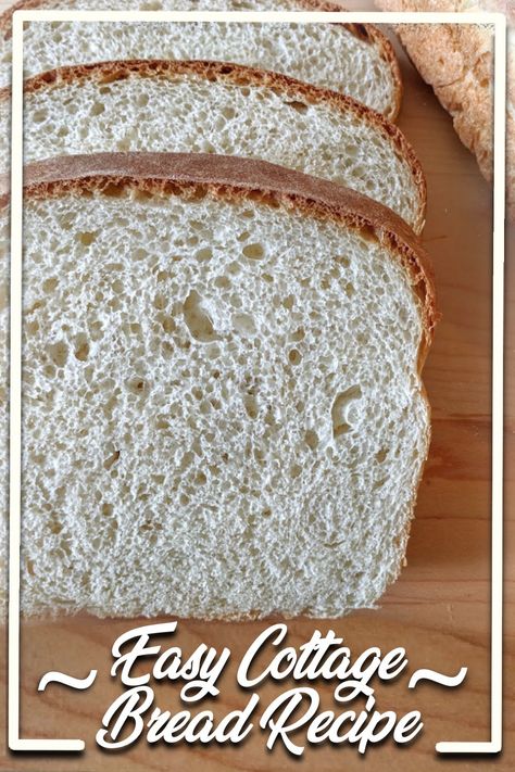 Daily Bread Recipe, Cottage Bread Recipe, Cottage Bread, Homemade Sandwiches, Bread For Beginners, Witch Recipes, The Perfect Sandwich, Sandwich Bread Recipe, Perfect Sandwich