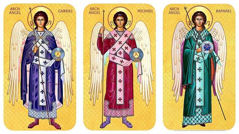 Three archangels Three Archangels, Catholic Art, Catholic Faith, Christmas Crafts, Angel, Christmas, Quick Saves, Art