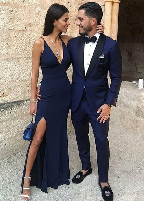 Navy Blue Formal Dresses, Blue Long Prom Dresses, Blue Formal Dresses, Navy Blue Formal Dress, Navy Blue Prom Dress, Prom Men, Wedding Speeches, Navy Blue Prom Dresses, Prom Couples