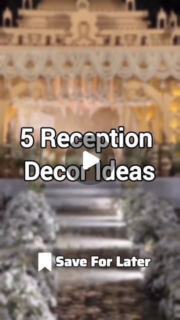 Wednue.com on Instagram: "Elegant reception decor ideas for a memorable celebration.✨️

Credits:
https://www.instagram.com/reel/C5-FgMfpdJn/?igsh=czhjaDAxaGYydWpt

https://www.instagram.com/reel/C6DoBEQSVhr/?igsh=d2V3ZHdpaXUyMA==

https://www.instagram.com/reel/C5sI_DGx11v/?igsh=MTg2NzFxc3lzN2xjNQ==

https://www.instagram.com/reel/C50hMX3IThj/?igsh=MWI3eDZ3bHg3aW9nZg==

https://www.instagram.com/reel/C7d4o3CI9sP/?igsh=MTRyOGdxZjN1aTFibw==
.
.
.
#reel #reels #reelitfeelit #reelkarofeelkaro #receptiondecor #receptiondecoration #receptiondecorations #receptiondecorideas #makememories #reception #decorideas #floraldecor #minimalist #elegantdecor #bigfatindianwedding #fusion #weddingplanner #weddingplanning #bridetobe #weddingflorals #weddingvenues  #indianweddingplanners #destinationwedding #s Reception Decorations Indian, Indian Reception Decor, Indian Wedding Reception Decor, Reception Decor Ideas, Indian Wedding Decorations Receptions, Indian Wedding Receptions, Indian Reception, Minimalist Wedding Decor, Royal Indian