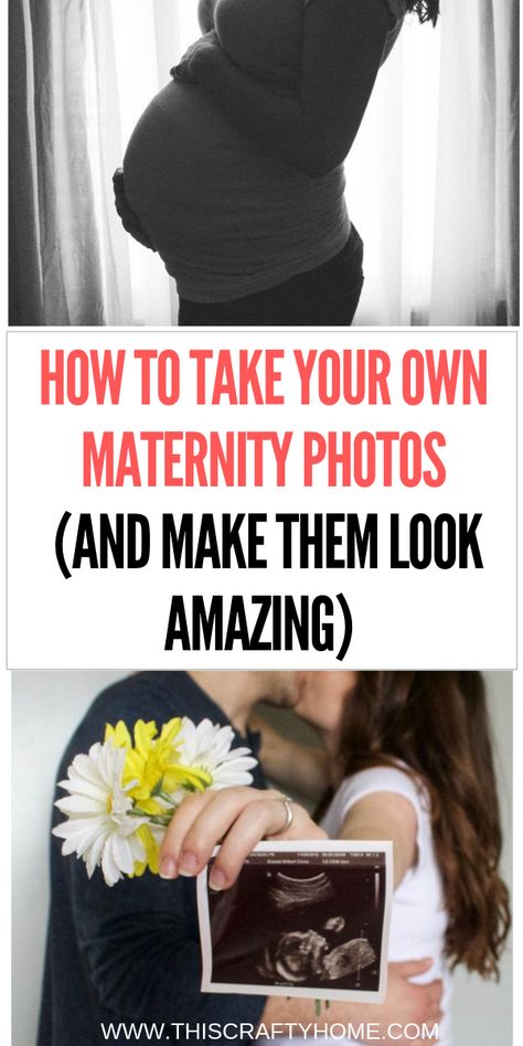 Maternity Pictures Diy Ideas, Maternity Photography Diy Ideas, Diy Baby Bump Pictures, How To Take Your Own Maternity Photos, Easy Maternity Photos, Cheap Maternity Photo Ideas, Last Minute Maternity Pictures, Take Your Own Maternity Photos, Simple Maternity Outfits Photo Shoot