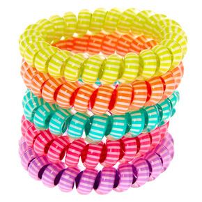 Plastic Bracelets, Kawaii Hair Clips, Preppy Backpack, Skin Care Supplies, Oil Free Makeup, Hair Coils, Coil Bracelet, Christmas Gift Sets, Fashionable Jewelry