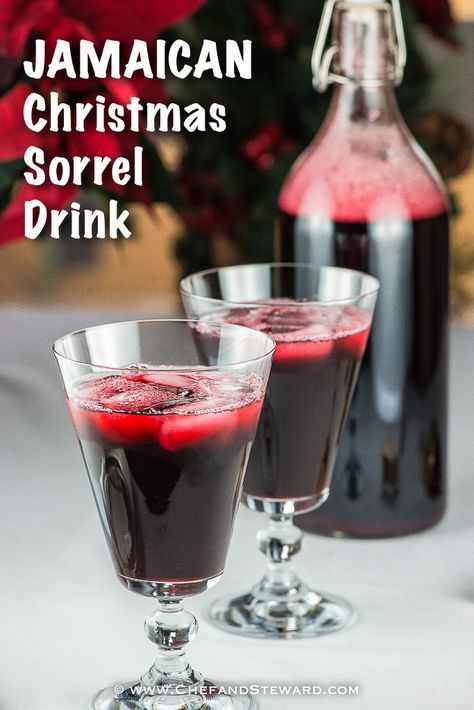 Sorrel Recipe Jamaican, Jamaican Sorrel Drink Recipe, Sorrel Drink Recipe, Jamaican Drinks, Sorrel Recipe, Jamaican Sorrel, Sorrel Drink, Jamaican Christmas, Hibiscus Drink