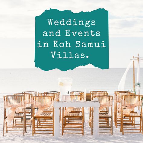 Planning a wedding is one of the most exciting experiences in life and a time as exciting as this, deserves a location to match. Which is why Koh Samui is an incredible choice for your wedding destination in your own private villa. https://www.samuiholidayvillas.com/WeddingsEvents #villa #holiday #kohsamui #wedding Villa Holiday, Koh Samui Wedding, Rose Petal Bath, Gazebo Wedding, Koh Samui Thailand, Samui Thailand, Corporate Retreat, Villa Wedding, Spa Room