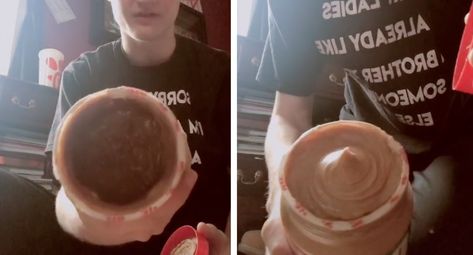 Viral Hack Will Bring All The Leftover Peanut Butter To The Top Of The Jar – 12 Tomatoes Viral Hacks, Peanut Butter Jar, Life Tools, 12 Tomatoes, Peanut Butter Lovers, The Jar, Tomatoes, Jelly, Peanut Butter