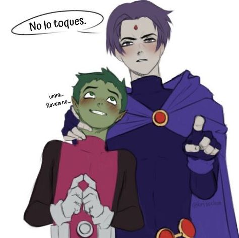 Teen Titans Love, Raven Fanart, Original Teen Titans, Teen Titans Fanart, Teen Titan, Gay Comics, Dc Comics Artwork, Beast Boy, Teen Titans Go