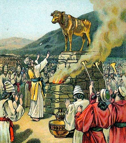 Corpus Museum, Golden Calf, Idol Worship, Ancient Israelites, Ancient Near East, Bible Illustrations, Bible History, Bible Pictures, Biblical Art