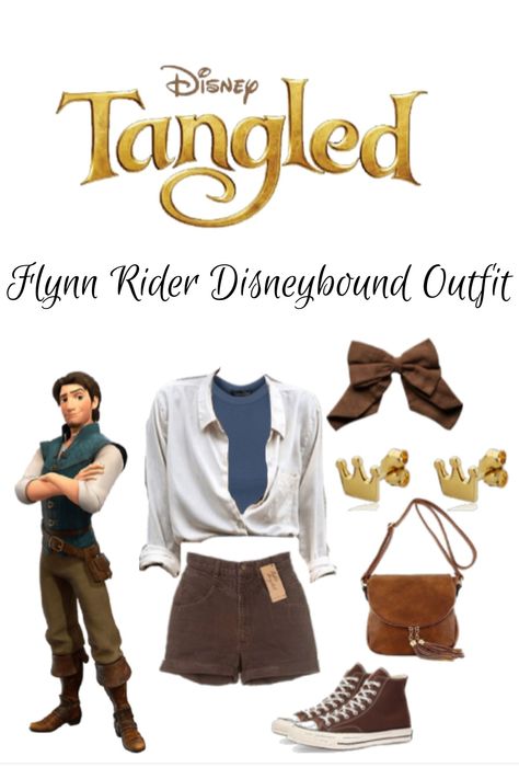 Movie Character Outfits, Disney Princess Inspired Outfits, Flynn Ryder, Disney Character Outfits, Disney Bound Outfits Casual, Disney Trip Outfits, Disney Outfits Women, Princess Inspired Outfits, Disney Dress Up