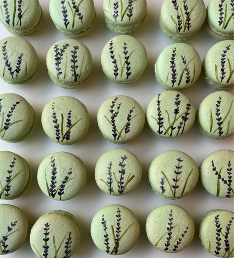 Subtle differences on each cookie. Pistachio macarons with lavender painted on top. . . . . #macaron #frenchmacarons #dessert #desserts #foodporn #foodphotography #fyp #feedfeed #baking #baker #baltimore Pistachio Macaron, Lavender Paint, French Macarons, Pistachio, Baltimore, Macarons, Food Photography, Lavender, Dessert