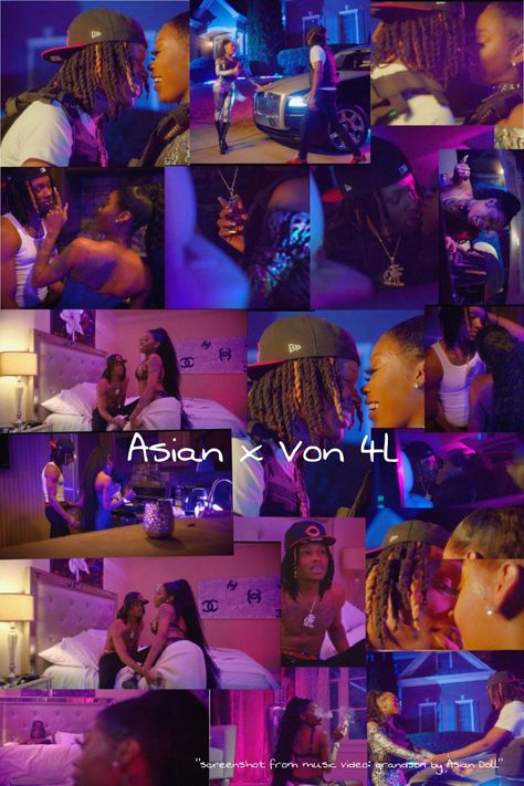 Asian Doll And King Von Aesthetic, King Von Asian Doll, King Von And Asian Doll Videos, Asian Doll Rapper, Von And Asian Doll, Von And Asian, King Von And Asian Doll, Hood Wallpapers, Rapper Wallpaper Iphone