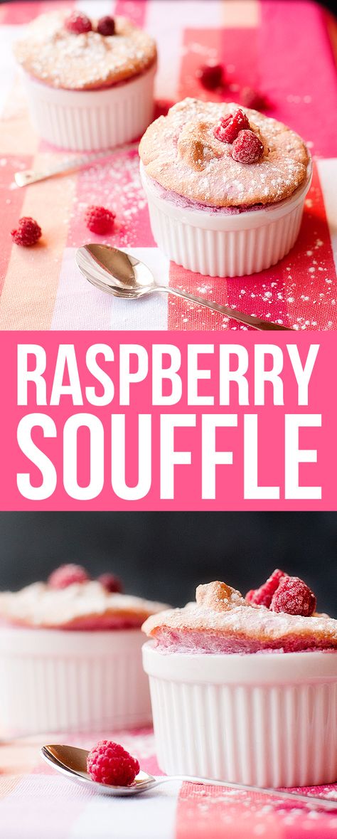 Raspberry Souffle Recipes, Raspberry Souffle, Raspberry Desserts, Souffle Recipes, Berry Dessert, Baking Book, Elegant Desserts, Cooking 101, Tasty Bites