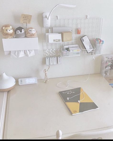 #aesthetic #desk #deskdecor #desksetup #deskgoals #korean #koreanaesthetic #study #studydesk Aesthetic Study Desk Wallpaper, Small Desk Setup Aesthetic, Aesthetic Desksetup, Aesthetic Desk Setup, 40 Gifts, Study Vlog, Study Desk Decor, Desk Setups, Aesthetic Desk