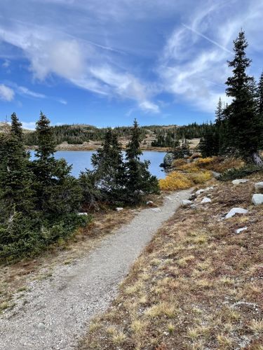 Medicine Bow Peak Trail - Wyoming | AllTrails Medicine Park Ok, Naches Peak Loop Trail, Colorado Trail Thru Hike, Medicine Bow Wyoming, Summer Thunderstorm, Wind River Range Wyoming Backpacking, Trekking Poles, Beautiful Hikes, Wyoming