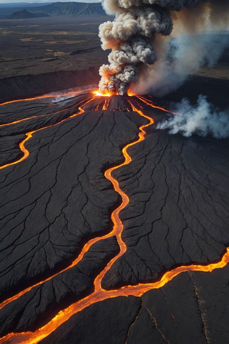 Inside the Fire: Journey to the Heart of Hawaii’s Active Volcanoes Caty Lotz, Volcanoes In Hawaii, Volcano Pictures, Geography Revision, Volcanic Mountains, Mauna Loa, Iceland Photos, Hawaii Volcano, Higher Ground