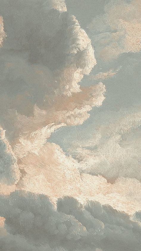 Aesthetic Wallpaper Iphone Dark Academia, Classical Art Background, Light Academia Aesthetic Painting, Vintage Clouds Wallpaper, Light Academia Art Aesthetic, Light Phone Wallpaper Aesthetic, Light Iphone Wallpaper Aesthetic, Iphone Esthetic Wallpaper, Angel Background Wallpapers