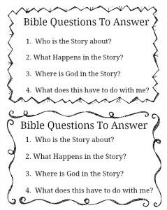 FREE Bible Study Printable for all ages! Childrens Bible Study, Bible Homeschool, Bible Worksheets, Family Bible Study, Bible Questions, Free Bible Study, Bible Study Methods, Bible Study For Kids, Homeschool Encouragement