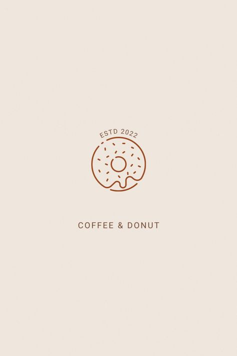 Donut Shop Logo Design Ideas, Mini Donut Logo Design Ideas, Desserts Logo Design, Dessert Logo Ideas, Donut Logo Ideas, Mini Donuts Logo, Donut Logo Design Ideas, Donuts Logo Design, Donut Shop Logo