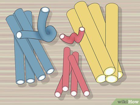 How to Use Bendy Rollers: 14 Steps (with Pictures) - wikiHow How To Roll Hair With Rollers, How To Use Curlers, Curlers Tutorial, Bendy Rollers, Soft Curlers, Hair Rollers Tutorial, Sleep In Rollers, Foam Curlers, Sleep In Hair Rollers