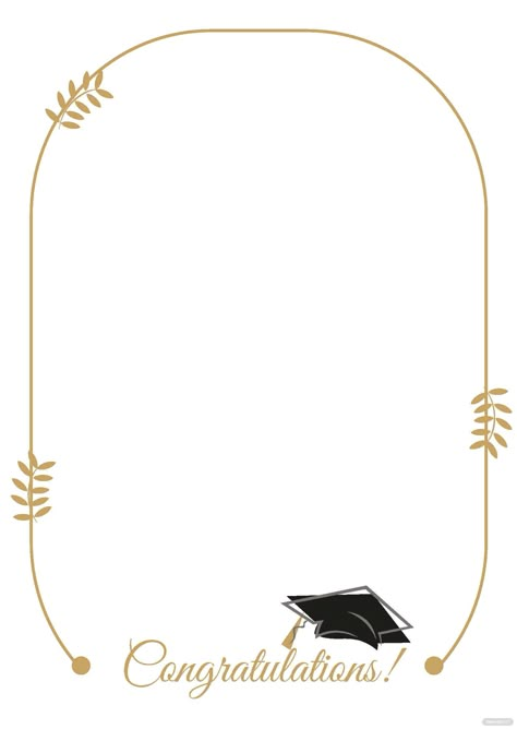 Graduation Page Border Template Graduation Borders Template, Congratulations Frame Template, Graduation Frame Template, Graduation Card Designs, Graduation Wallpaper Backgrounds, Graduation Border Design, Graduation Borders And Frames, Graduation Frame Design, Graduation Template Design