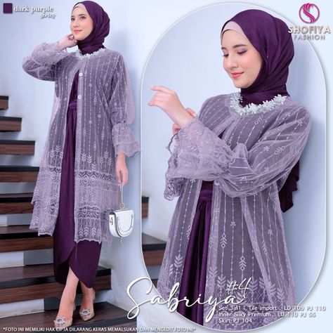 🔊 *NEW NEW NEW* One set 3in1 terbaruu... terdiri dari - *outer tile + inner atasan + rok lilit* Rok lilitnya bisa di sesuaikan pada bagian pinggang. *_Desainnya modern dan mewah_* .. 😍 Outfit yang cocok buat wisuda , tunangan maupun kondangan ❤️ ✅ bisa pesan seragaman *SABRIYA SET #4* 270.000 Outer Tile, Rok Lilit, Cardigan Crop, Outfit Hijab, One Set, New New, Korean Fashion, Tile, Gold