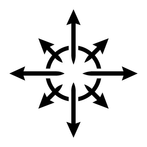 Symbols For Chaos, Chaos Symbol Art, Chaos Star Symbol, Symbol For Chaos Tattoo Ideas, Mystic Tattoo Symbols, Chaos Tattoo Symbol, Chaos Symbol Tattoo, Symbol For Chaos, Chaos Magick Symbols