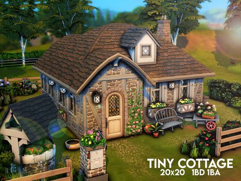 Sims 4 Treehouse, Sims 4 Cottage House, Sims 4 Townhouse, Sims 4 Tiny House, Sims 4 Victorian House, Sims 4 Victorian, Sims Layout, Sims 4 Beach House, Sims 4 House Ideas