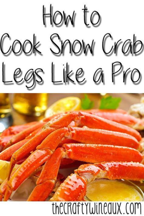 Crab Leg Recipes Boiled, Cooking Crab Legs, Cooking Crab, Crab Legs Recipe, Snow Crab Legs, Snow Crab, Lobster Dinner, Crab Dishes, Seafood Boil Recipes