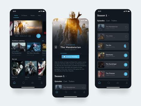 Amazon Prime - Video Player App Concept by Matthew Kozlovsky Movie App, App Concept, Mobile App Design Inspiration, App Interface Design, Mobile Interface, Web Ui Design, App Design Inspiration, Tv App, Mobile Video