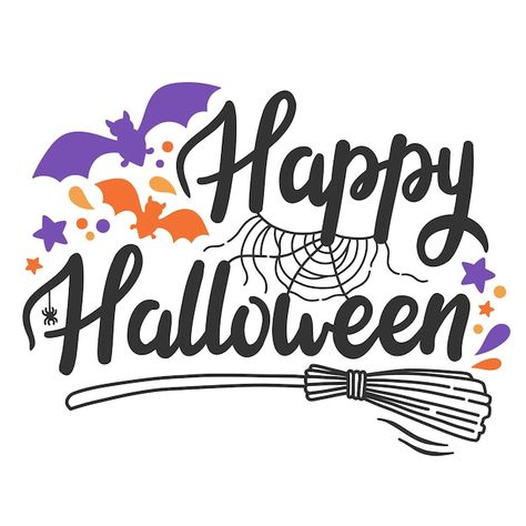 Happy Halloween Lettering, Halloween Lettering, Happy Halloween Cards, Halloween Classroom Decorations, Cute Halloween Coloring Pages, Happy Halloween Signs, Halloween Letters, Fun Halloween Crafts, Halloween Vector