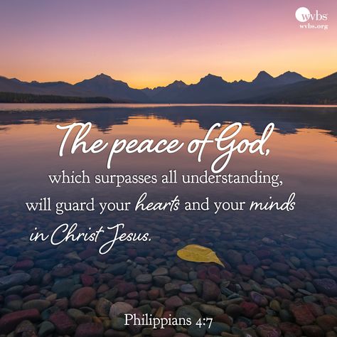 The peace of God, which surpasses all understanding, will guard your hearts and your minds in Christ Jesus. Peace Of God Quotes, Verses About Peace, Peace Bible Verse, Hope Bible Verses, The Peace Of God, Philippians 4 7, Peace Of God, Bible Motivation, Biblical Verses