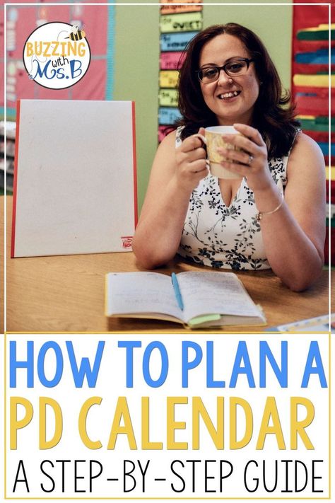 Planning a PD calendar for teachers is stressful, because you've got so much to do and you've got to figure out how to squeeze it all in! This easy to implement idea is a simple approach to planning your PD calendar. It works whether you've got teacher inservice, after school trainings, or half-day workshops, and it even applies to planning your PLC calendar! Plus, there's a free download! #professionaldevelopment #instructionalcoaching Instructional Coaching Tools, Leadership Types, Principal Ideas, Professional Development Activities, I Love Money, Instructional Leadership, Literacy Coach, Teacher Info, Teacher Leader