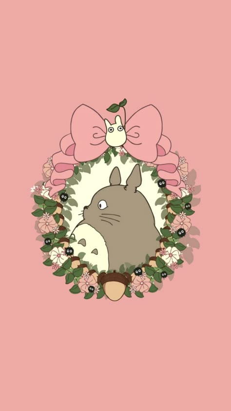 Totoro Wallpaper, Studio Ghibli Wallpaper, Aesthetic Wallpaper Dark, Wallpaper Iphone Tumblr, Cute Wallpaper Iphone, Wallpaper Aesthetic Dark, Ghibli Wallpaper, Aesthetic Wallpapers Iphone, Iphone Cute Wallpaper