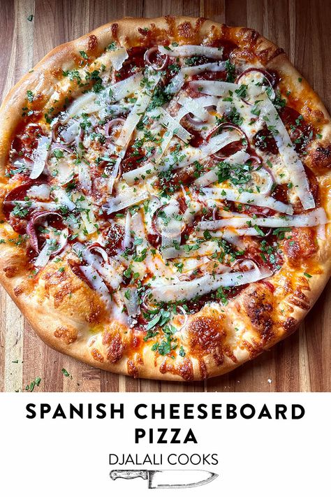 Chorizo Pizza, Wood Fired Oven Recipes, Spanish Chorizo, Deep Dish Pizza Recipe, Pizza Life, Wine And Pizza, Delicious Pizza Recipes, Pizza Appetizers, Manchego Cheese