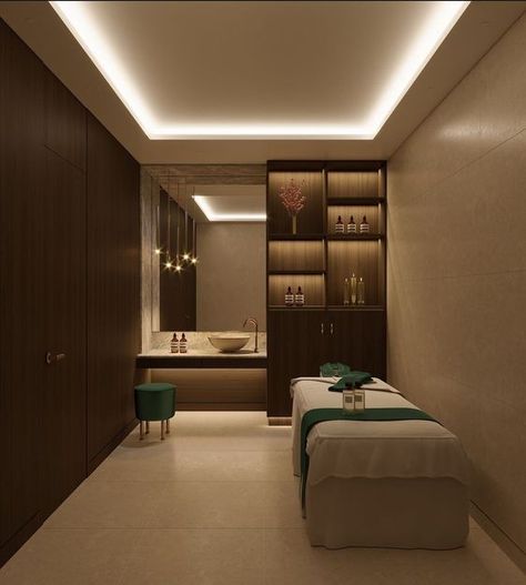 Massage Room Design, Spa Massage Room, Massage Room Decor, Home Spa Room, Esthetics Room, Beauty Therapy Room, Spa Room Decor, Spa Interior Design, Salon Suites Decor