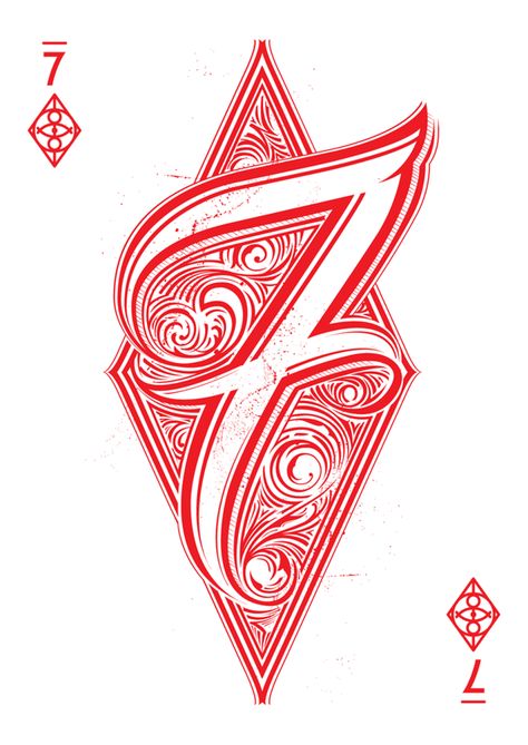 Don't think sorry's easily said... Find another fool like before 'cause I ain't gonna live anymore believing some of the lies while all of the signs are deceiving. "Eye in The Sky" (Alan Parsons Project) 7 Of Diamonds Playing Card, Behance Illustration, Alan Parsons, Playing Cards Art, Tattoo Lettering Fonts, Playing Cards Design, Gambling Tattoo, Card Tattoo, Poker Cards