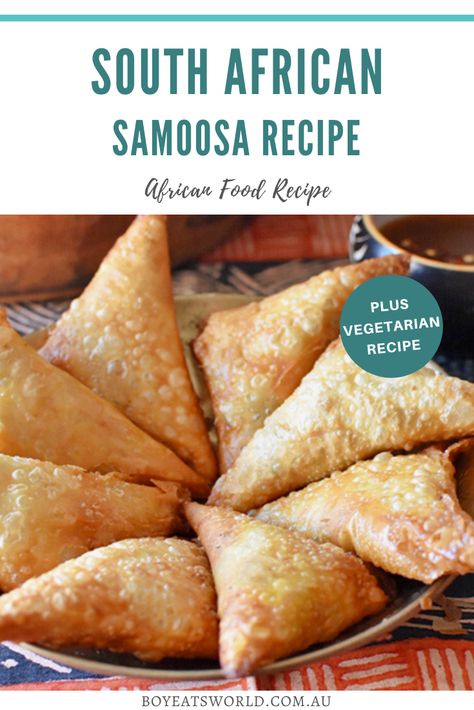 Droewors Recipe South Africa, South African Pie Recipes, Dinner Recipes International, South African Vegetarian Recipes, Best South African Recipes, African Cooking Recipes, South Africa Food Recipes, African Samosas, South African Dinner Recipes