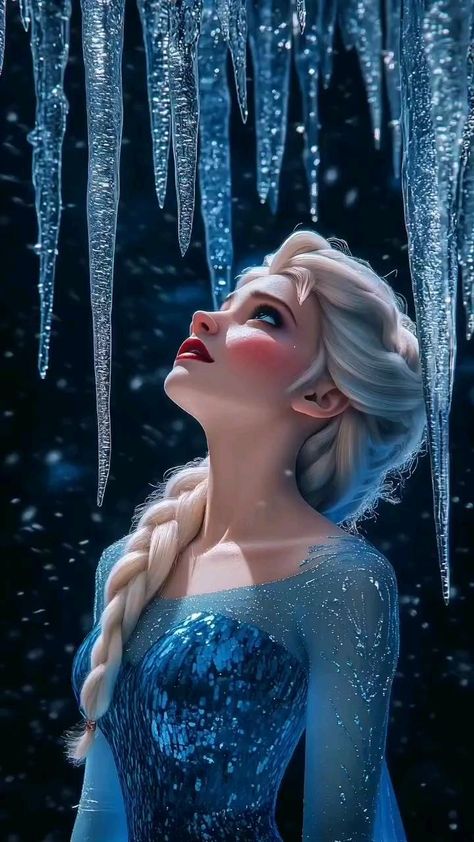 Elsa Photos, Princess Videos, Frozen Wallpaper, Disney Princess Artwork, Disney Princess Elsa, Frozen Disney Movie, Angel Artwork, Cute Disney Pictures, Fairytale Fantasies