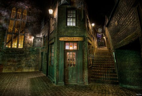 Diagonal Alley, Knockturn Alley, Hogwarts Shifting, Shifting To Hogwarts, Universal Parks, Hp Aesthetic, Harry Potter Scene, Slytherin House, Potter Facts